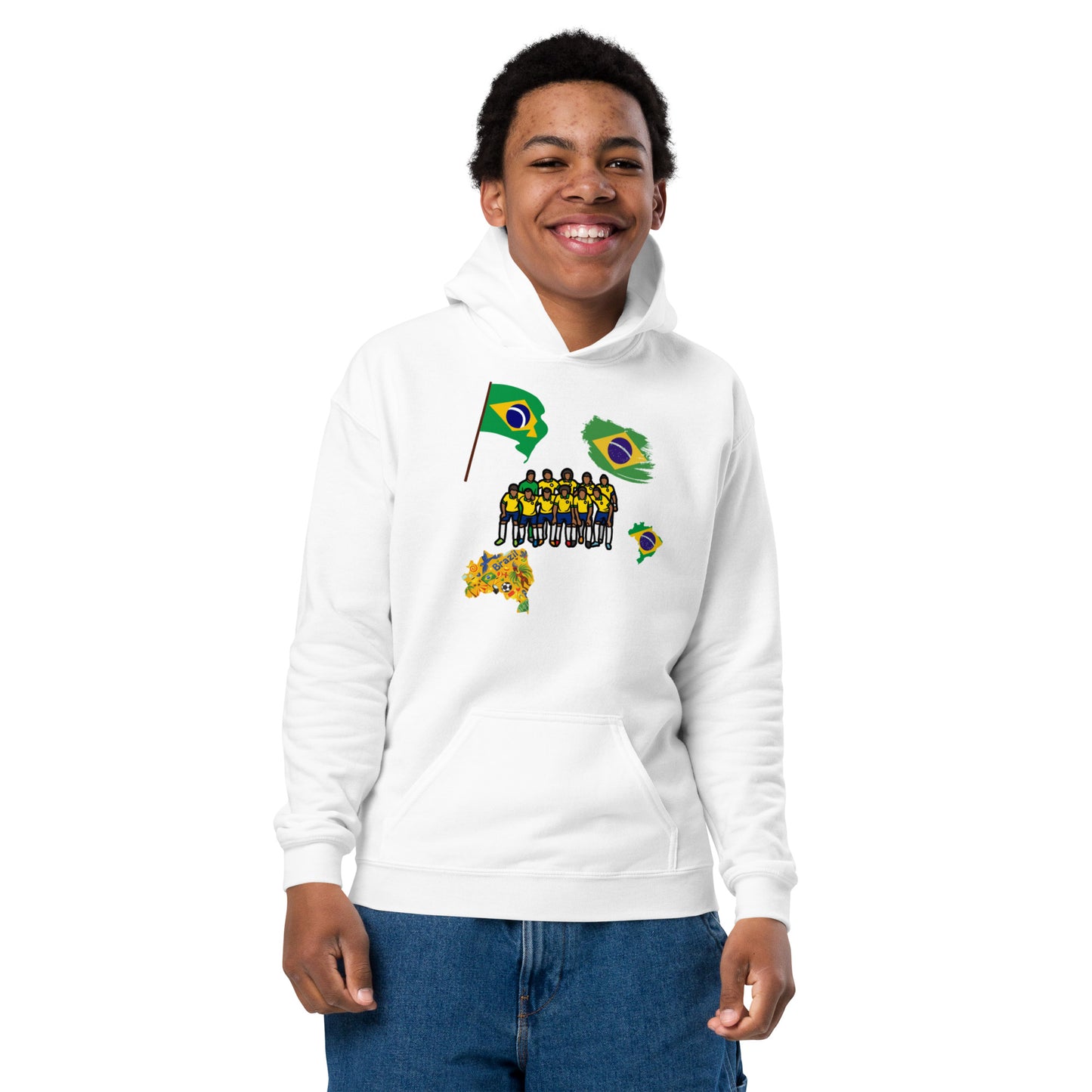 brazil fun hoodie