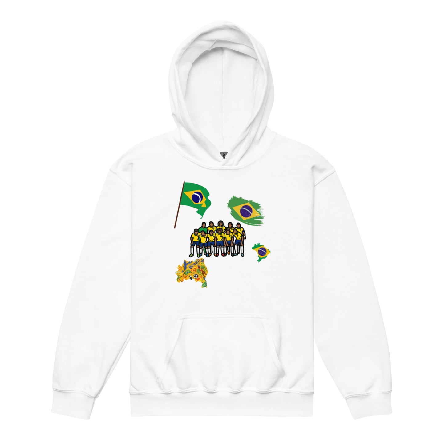 brazil fun hoodie